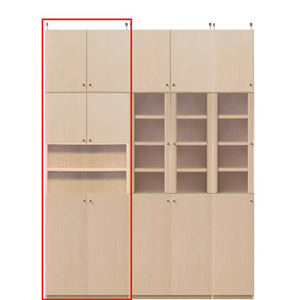  高さ２０８～２１７ｃｍ幅４５～５９ｃｍ奥行４６ｃｍ厚棚板（棚板厚2.5cm）