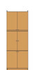 高さ２５０～２５９ｃｍ幅６０～７０ｃｍ奥行１９ｃｍ