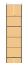 高さ２６５．１～２７４．１ｃｍ幅４５～５９ｃｍ奥行３１ｃｍ