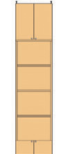 高さ２８３．１～２９２．１ｃｍ幅４５～５９ｃｍ奥行４０ｃｍ