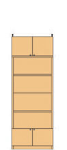 高さ２１７～２２６ｃｍ幅６０～７０ｃｍ奥行４６ｃｍ