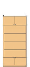 高さ２１７～２２６ｃｍ幅８１～９０ｃｍ奥行４６ｃｍ厚棚板（棚板厚2.5cm）