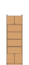 高さ２１７～２２６ｃｍ幅４５～５９ｃｍ奥行４０ｃｍ