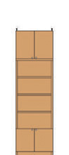 高さ２３２～２４１ｃｍ幅４５～５９ｃｍ奥行４０ｃｍ