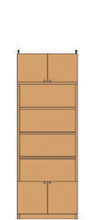 高さ２１７～２２６ｃｍ幅６０～７０ｃｍ奥行４６ｃｍ