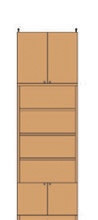 高さ２５０～２５９ｃｍ幅６０～７０ｃｍ奥行４６ｃｍ