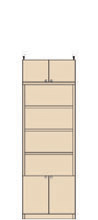 高さ２０８～２１７ｃｍ幅４５～５９ｃｍ奥行３１ｃｍ