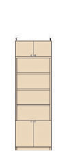 高さ２０８～２１７ｃｍ幅４５～５９ｃｍ奥行４６ｃｍ