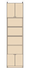 高さ２７４．１～２８３．１ｃｍ幅４５～５９ｃｍ奥行４６ｃｍ