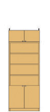 高さ２０８～２１７ｃｍ幅６０～７０ｃｍ奥行１９ｃｍ