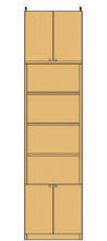 高さ２７４．１～２８３．１ｃｍ幅４５～５９ｃｍ奥行１９ｃｍ