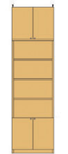 高さ２７４．１～２８３．１ｃｍ幅６０～７０ｃｍ奥行１９ｃｍ