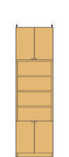 高さ２４１～２５０ｃｍ幅４５～５９ｃｍ奥行３１ｃｍ