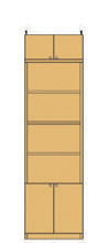 高さ２４１．１～２５０．１ｃｍ幅４５～５９ｃｍ奥行３１ｃｍ