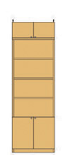 高さ２４１．１～２５０．１ｃｍ幅６０～７０ｃｍ奥行４０ｃｍ