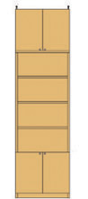 高さ２７４．１～２８３．１ｃｍ幅６０～７０ｃｍ奥行４０ｃｍ