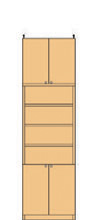 高さ２４１～２５０ｃｍ幅４５～５９ｃｍ奥行３１ｃｍ