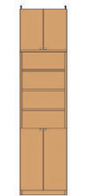 高さ２７４．１～２８３．１ｃｍ幅４５～５９ｃｍ奥行３１ｃｍ