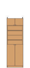 高さ２０８～２１７ｃｍ幅４５～５９ｃｍ奥行４０ｃｍ