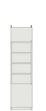 高さ２１７～２２６ｃｍ幅３０～４４ｃｍ奥行１９ｃｍ