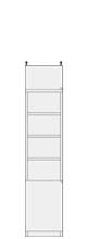 高さ２０８～２１７ｃｍ幅２５～２９ｃｍ奥行４６ｃｍ