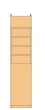 高さ２４１．１～２５０．１ｃｍ幅３０～４４ｃｍ奥行３１ｃｍ